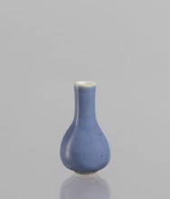 Bottle, Chinese, 19th century, ceramics, blue and white porcelain poudre bleu, vessel, height 5.3