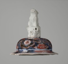 Vase with cover, Japanese, Edo period 18th century, imari ceramics depicting flowers, tree,