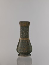Hu-type vase, relief decoration, hu vessel, Chinese art, Chinese culture, meander ornament,