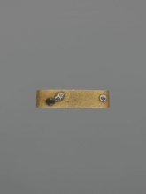 Metal scabbard ring semegane, Japanese, Edo 1603–1868 / Meiji 1868–1912, katana scabbard accessory,