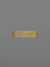 Metal scabbard ring semegane, Japanese, Edo 1603–1868 or Meiji 1868–1912, 19th century . Katana