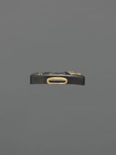 Metal collar ending a sword hilt fuchi, Japanese, Edo period 1603–1868, katana fitting; decorated