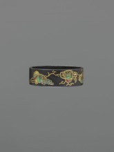 Sword hilt ferrule kashira, Japanese, Edo period 1603–1868, 19th century. Materials and/or