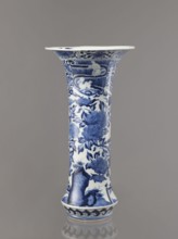 Vase, Japanese, Edo 1603–1868, Genroku 1688–1704–Kyoho 1716–1736, ca. 1690–1730, blue-and-white
