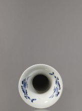 Vase, ca. 1690–1730 Genroku–Kyoho periods, Japan, Arita; blue-and-white porcelain vessel, height 39