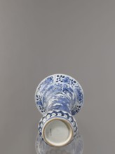 Vase, Japanese, Edo period 1603–1868, Genroku–Kyoho ca. 1690–1730, Arita, blue-and-white porcelain,