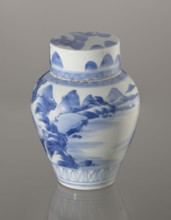 Storage vessel with lid by Zôshuntei Sanpo Zoshuntei Sampo, c. 1842–1878, Arita, Japan.
