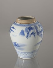 Storage vessel with lid by Zôshuntei Sanpo signed Zoshuntei Sampo zo, c. 1842–1878, Arita, Japan.