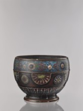 Flowerpot, Shimasa; creator/workshop, Japanese; Meiji period 1868–1912, late 19th century;