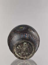 Flowerpot, Shimasa;, Japanese, Meiji period late 19th century, 1868–1912. Champlevé enamel on