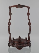 You-type vessel with a lid on a stand. Chinese; Qing dynasty, Qianlong period 1736–1795. Cloisonné