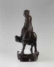 Laozi on a Buffalo, Chinese, Qing dynasty 1644–1911, 19th century. Sculpture/figurine depicting