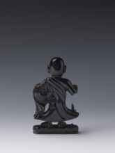 Buddhist monk, Chinese, Qing style, Chinese Buddhism, Qing 1644–1911, Luohan iconography, 19th