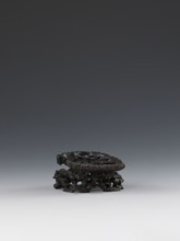Laozi on base; maker, Qing dynasty 1644–1911, 19th century China; sculpture/figurine of Laozi ca.