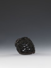 Laozi on base;, 19th century, Qing 1644–1911, China. Figurine and base: sculpture; figurine height