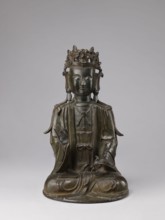 Guanyin;, Chinese; 17th century; China; sculpture, figurine; height 43.0 cm, width 23.0 cm; Chinese