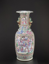 Vase, manor property Ruchna, Chinese art, Chinese culture, Qing 1644–1911, colored porcelain,