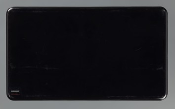 Tray, Meiji period 1868–1912, Japan. Primed wood with black lacquer; decoration dusted with gold,