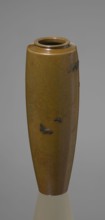 A slender miniature silver vase by Nogawa, ca. 1890–1900 Meiji period, 1868–1912, Kyoto, Japan. The