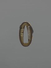 Metal collar ending a sword hilt fuchi, Suiyôdô, Toshimasa maker, Japanese, Edo period 1603–1868,