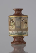 Vase, Kinkôzan, Sôbei VII 1867-1927 maker, Kinkôzan workshop. Genre scenes; Japanese art; ceramics;
