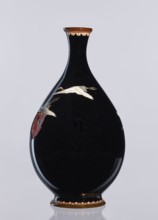 Vase, cloisonné enamel, Meiji period 1868–1912, Nagoya, Japan; 19th/20th century. Decorative vessel