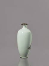 Vase, gift; repossession Kraków; Japanese; peonies; Meiji 1868–1912; cloisonné enamel; flowers