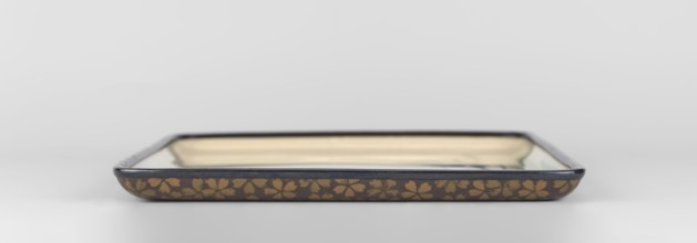 Tray, Namikawa Sôsuke 1847–1910 maker, Japanese, Meiji period ca. 1890–1900. Rectangular cloisonné