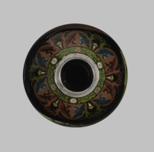 Vase, Namikawa Yasuyuki 1845–1927, enameller. Meiji period ca. 1890–1905, Kyoto, Japan. Small
