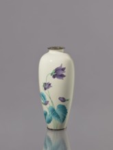 Vase, Taisho period, ca. 1912–1926. Japan, Nagoya. Cloisonné enamel. Vessel with narrow rim, height