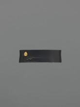 Metal collar ending a sword hilt fuchi, Kita, Takenori metalworker / personal mottoes, Mito school,