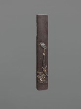 Knife handle kozuka, ; motif: herons; Japanese, Edo period 1603–1868, 18th century;