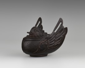 Duck incense burner, Chinese, Qing 1644–1911, 19th century, China; subject: ducks/birds with wings;