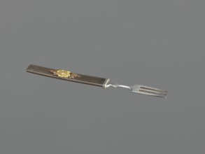 Fork with knife handle kozuka, Krüger, HB dr. Japanese, Edo period 1603–1868, 18th century. Melee