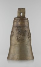 Bell, Islamic art, Persian Qajar dynasty, 1785–1925, 19th century, Iran; figurative motifs: