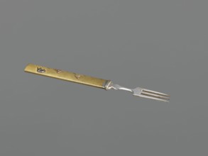 Fork with knife handle kozuka, Japanese, Edo period 1603–1868, 18th century. Kozuka for katana;