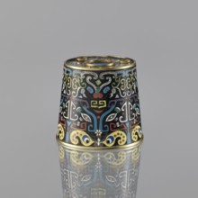 Sawdust container, gift; Paderewski, Ignacy Jan 1860-1941 mentioned in provenance; Chinese, Qing