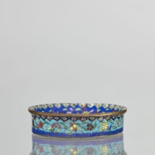 Bowl, gift, Chinese art, Chinese, Qing 1644–1911, decorative vessel, cloisonné enamel, flowers,