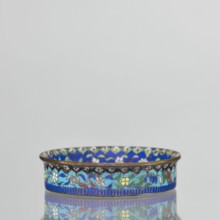 Bowl, gift, Chinese, Qing dynasty 1644–1911, cloisonné enamel decorative vessel, 19th century,