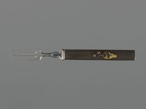 Fork with knife handle kozuka, Japanese, Edo period 1603–1868, 18th century; katana kozuka