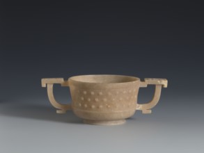 Gui-type bowl, Qing dynasty 1644–1911, 2nd half 18th century. Bronze vessel modeled after a ritual