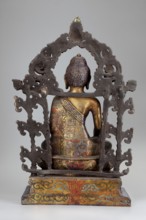Shakyamuni Buddha, gift, Chinese, Himalayan/Tibetan Buddhist art, Sino-Tibetan style, Buddha
