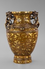 Vase on base. Chinese art, Chinese culture. Qing 1644–1911. Casts; vases; bases; antidated