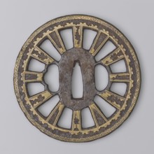 Crossguard tsuba, Shôami, / school and Migaki, attribution uncertain; unsigned. Katana crossguard