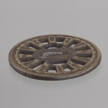Crossguard tsuba, Shôami attributed and Migaki attributed; unsigned. 18th century Edo period,