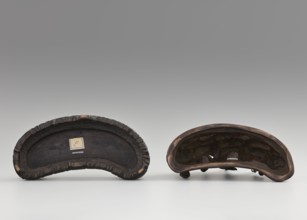 Brush stand on base., Chinese; Qing dynasty 1644–1911, 19th century. Materials and function: