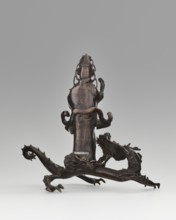 Guanyin on a dragon;, gift; Chinese art; Chinese; Qing 1644–1911; dragons iconography; Buddhism;