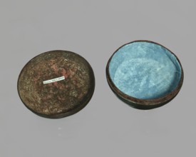Box with lid; Chinese; Qing dynasty 1644–1911, 18th century. Vessel for writing implements, height