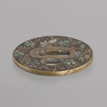 Crossguard tsuba, gift, Japanese, Edo period 1603–1868, 17th century. Round tsuba maru gata with