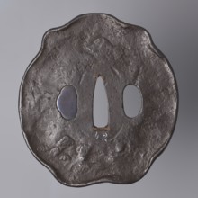 Crossguard tsuba, Kaneie role classification of creator, school craftsman author; Japanese; Edo